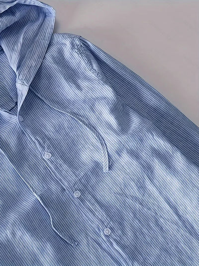Drift Line Linen Hoodie