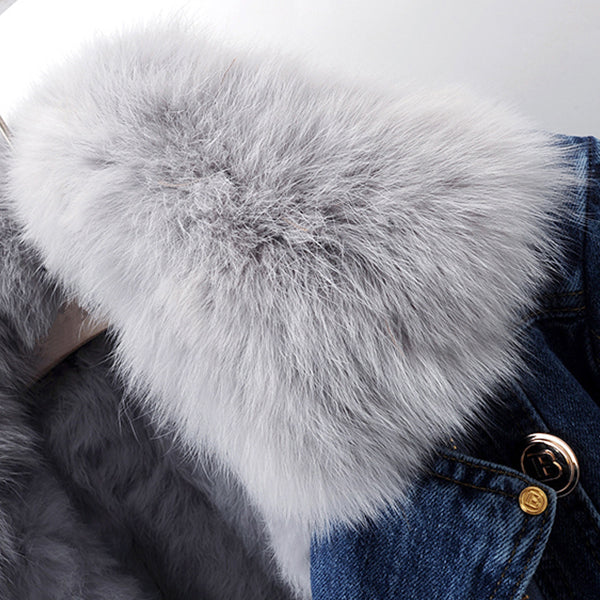 Bethany Luxurious Denim Coat