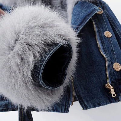 Bethany Luxurious Denim Coat