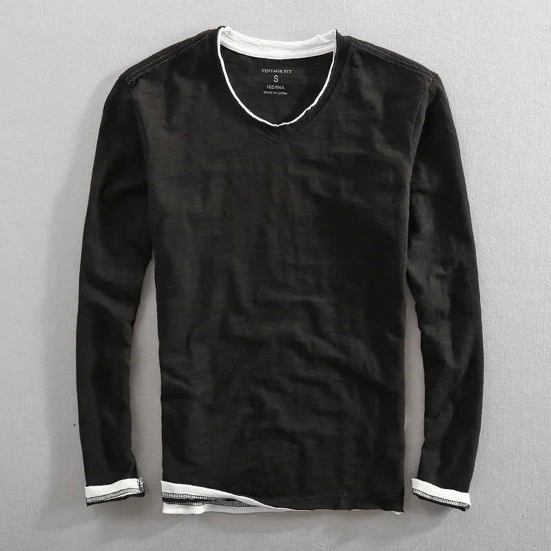 OBSIDIAN-NECK SHIRT