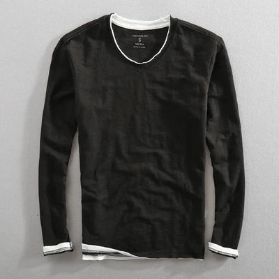 OBSIDIAN-NECK SHIRT