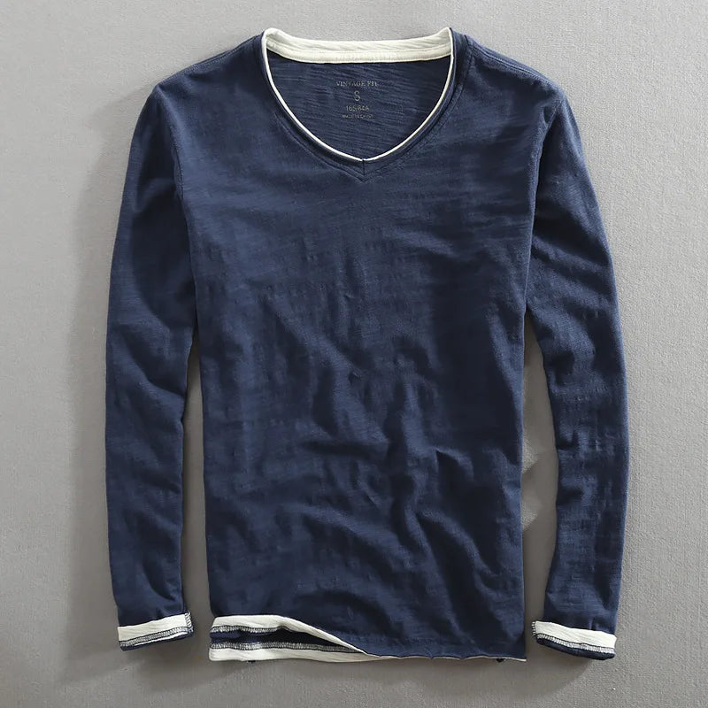 OBSIDIAN-NECK SHIRT