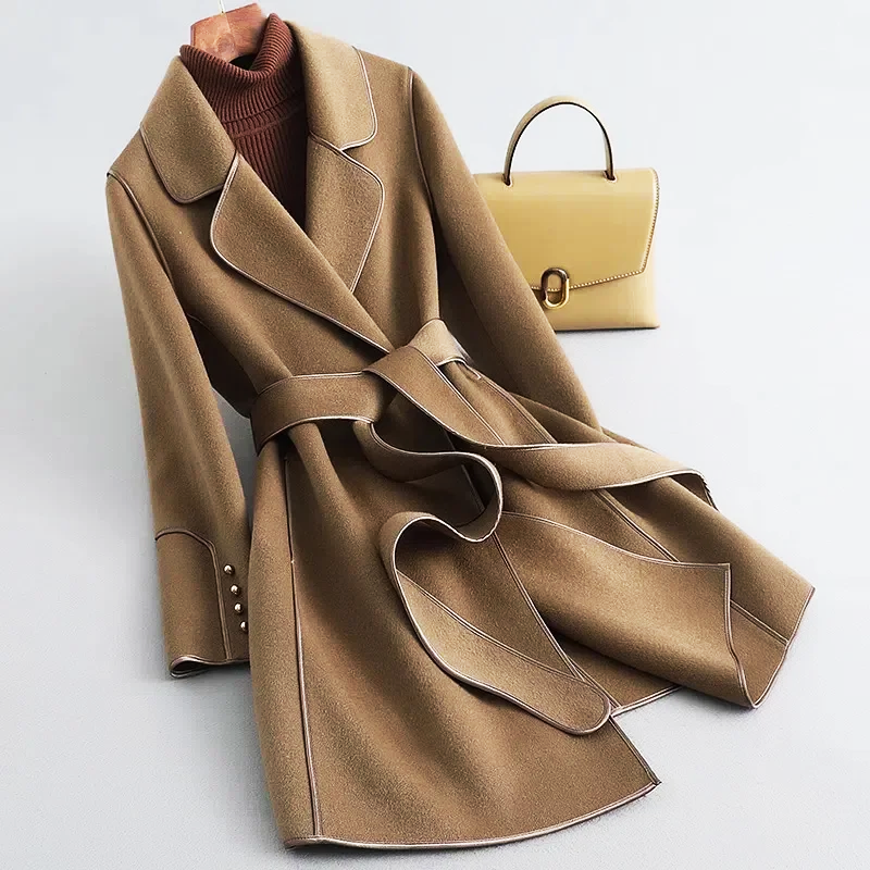 Mariana Belted Wrap Coat