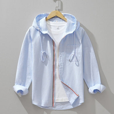Coastal Ease Linen Hoodie