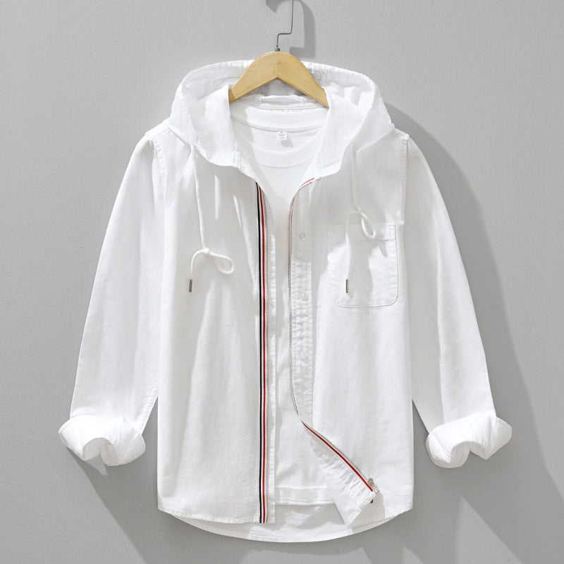 Coastal Ease Linen Hoodie