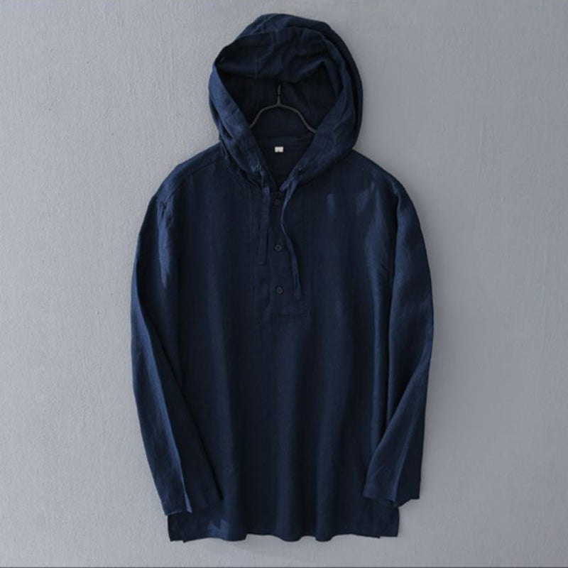 VIVA LINEN HOODIE