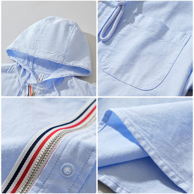 Coastal Ease Linen Hoodie