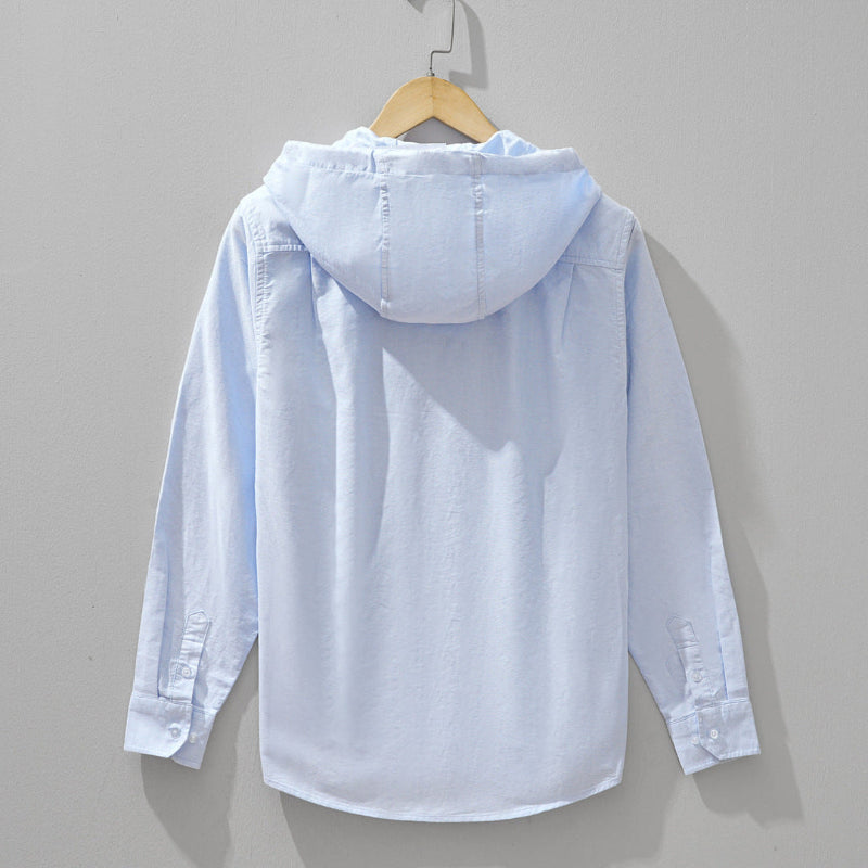 Coastal Ease Linen Hoodie