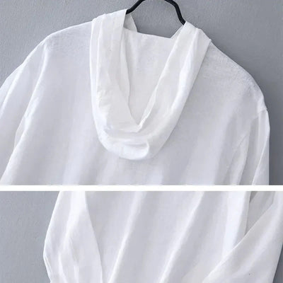 VIVA LINEN HOODIE