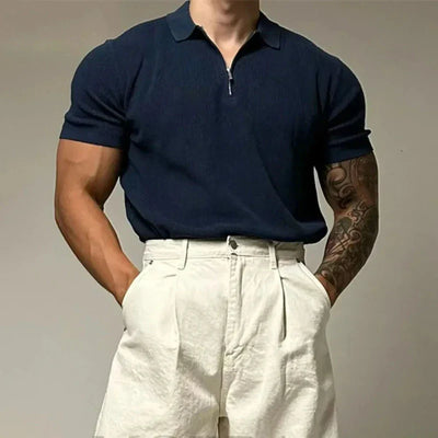 AVANTAGE ZIP MUSCLE SHIRT