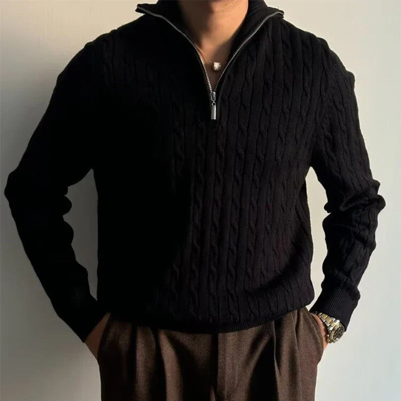 LUCIEN HALF-ZIP SWEATER