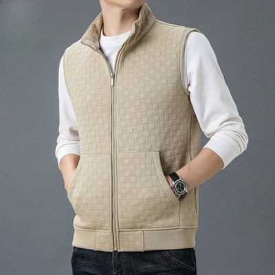 STRYDE TEXTURED ZIP VEST