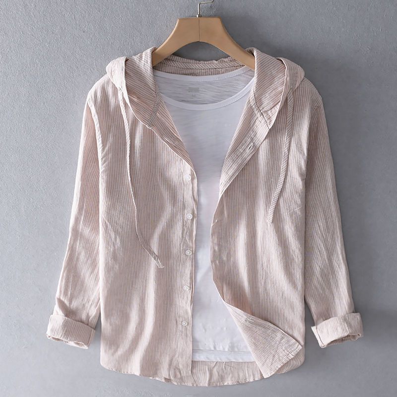 Drift Line Linen Hoodie