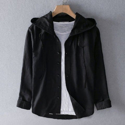 Drift Line Linen Hoodie